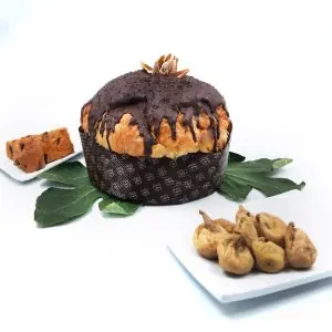 Panettone fichi e cioccolato