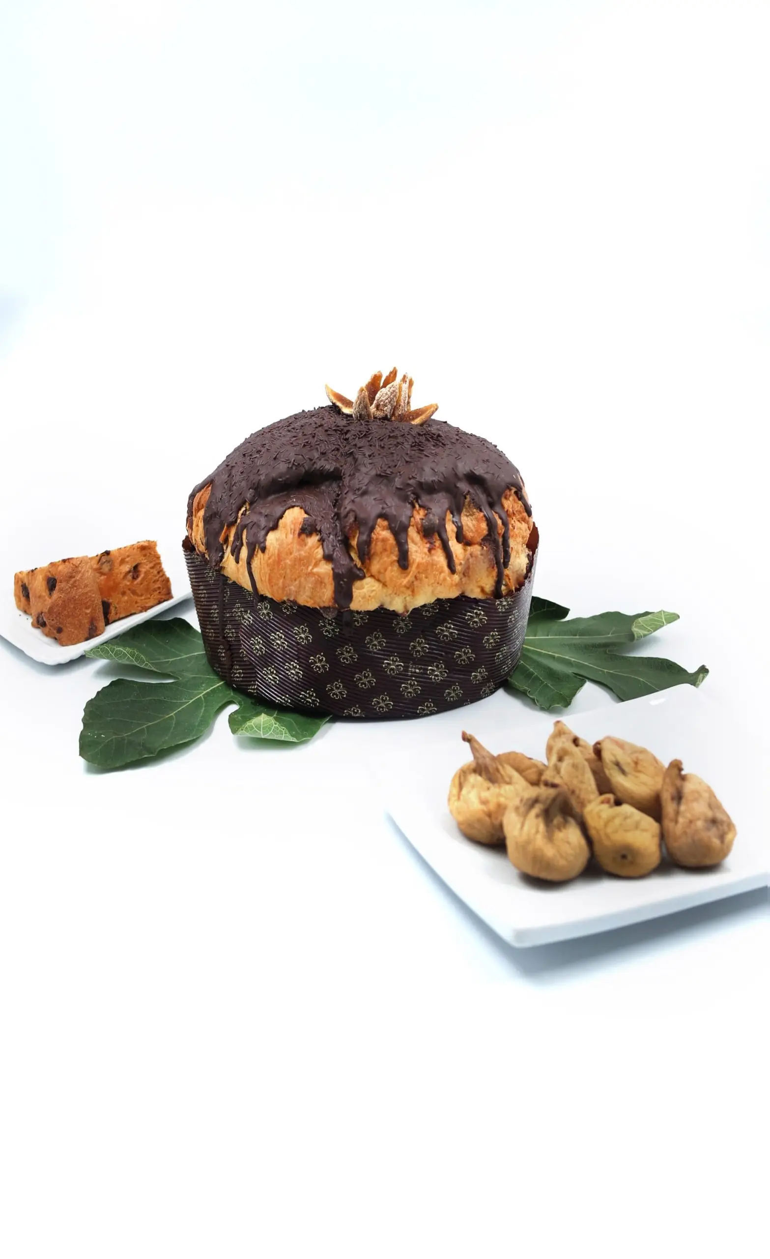 Panettone fichi e cioccolato