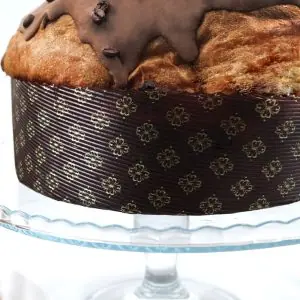 Panettone al caffè e cioccolato